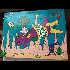 Vintage 1993 Barney & Friends 35 Piece Puzzle